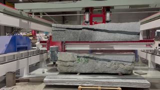 Full Automatic Slab Unloader: Κόβει και ξεφορτώνει αυτόματα πλάκες από πέτρες με αυτόματο
