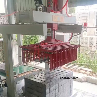 Ελεγχόμενο από PLC Βιομηχανικό Ρομποτικό Κεφάλαιο Παλετιστήρα Παλετιστήρα Αυτοματοποίησης Για Φαρμακείο